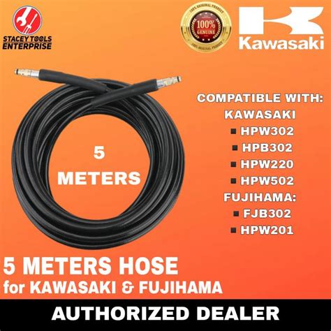 Original HOSE For KAWASAKI Pressure Washer 5 METERS Hpw302 Hpb302