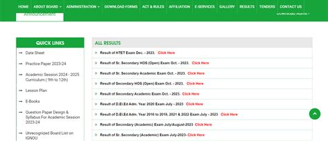 Hbse 12th Result 2024 Out Live Haryana Board Class 12 Results