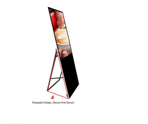 32inch Free Standing Indoor Portable Advertising Display Board China