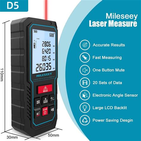 Mileseey Tel Metro De Medici N L Ser S Mini Tel Metro De Distancia