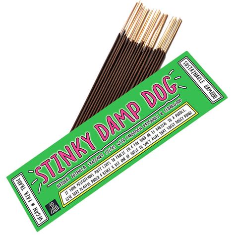 Stinky Damp Dog Funny Smells Incense Sticks Unique Ts Go La La