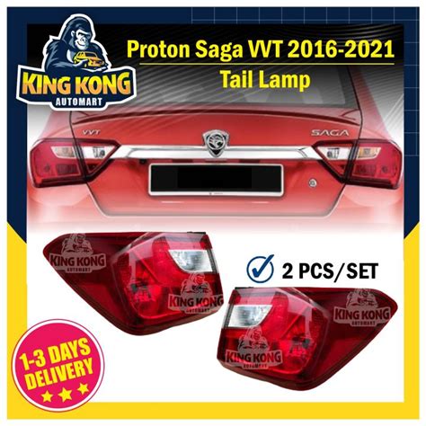 Proton Saga Vvt Tail Lamp Rear Light Lampu Belakang New Lazada