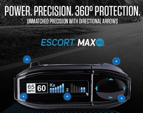 Escort Max Radar Detector Kmph Ca