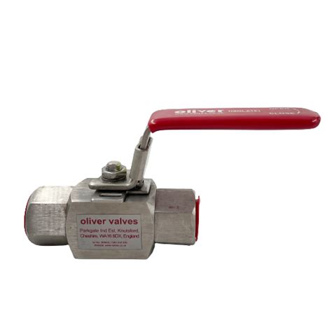 Oliver High Pressure Ball Valve Hl Ss