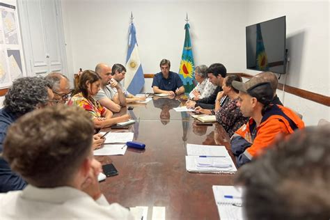 Temporal El Intendente De Luján Encabezó Una Reunión Del Comité Ejecutivo De Crisis Zona