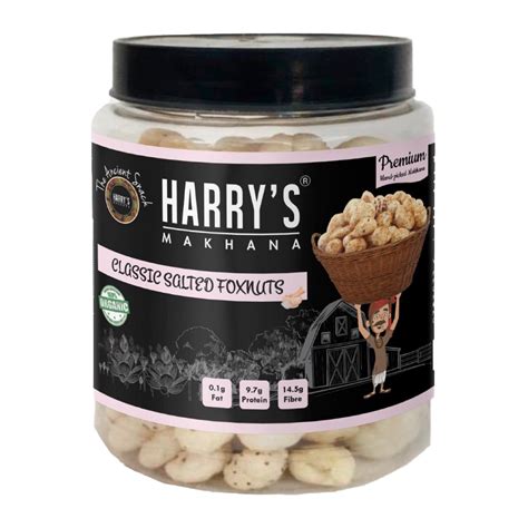 Harrys Makhana Roasted And Flavoured Foxnuts Classic Salted