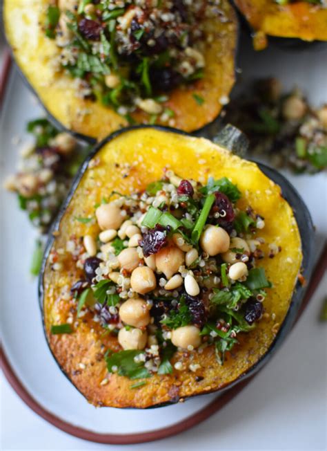 Mediterranean Stuffed Acorn Squash A Cedar Spoon