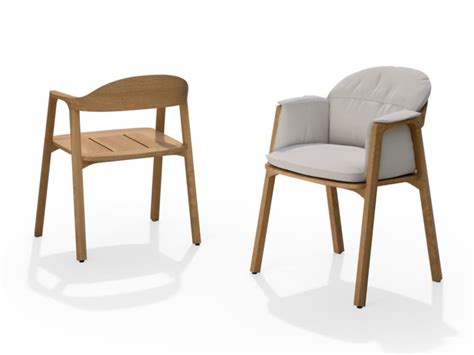 Nomad Teak Garden Chair With Armrests By Trib Design Monica Armani