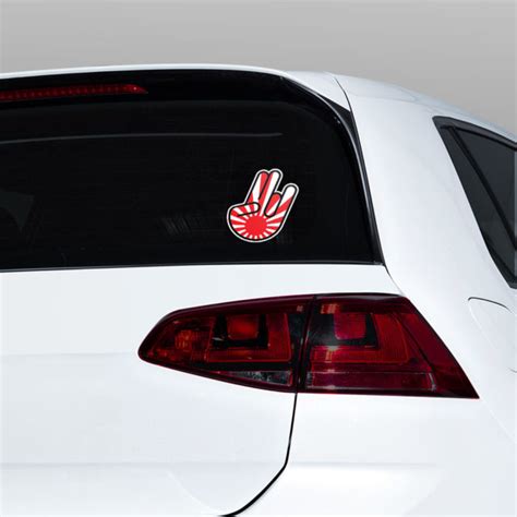 Jdm Shocker Rising Sun Jdm Tuner Stickers Decals Vs