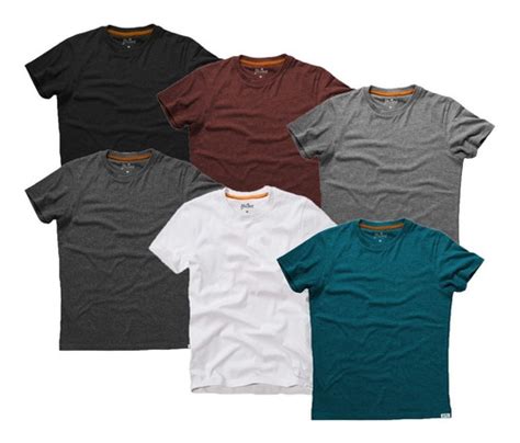 Kit Camisetas Masculinas Atacado Barato Blusa Camisa Slim Fit Lisa