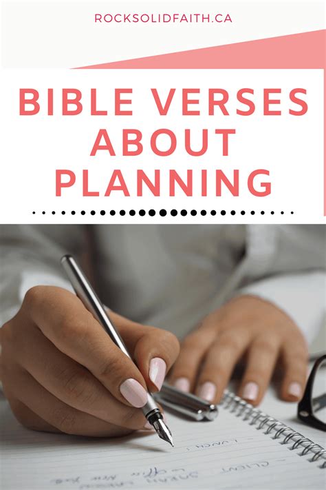 20 Insightful Scripture About Planning To Guide You As You Plan For The