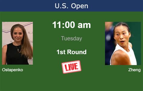 How To Watch Ostapenko Vs Zheng On Live Streaming At The U S Open On