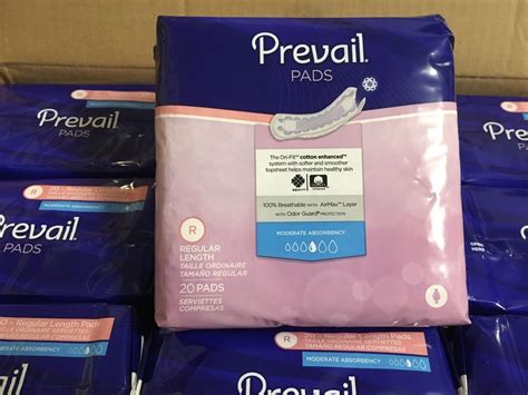 Prevail Dri Fit Bladder Control Pads Moderate Absorbency Bc 012 Case Of 180 Ebay