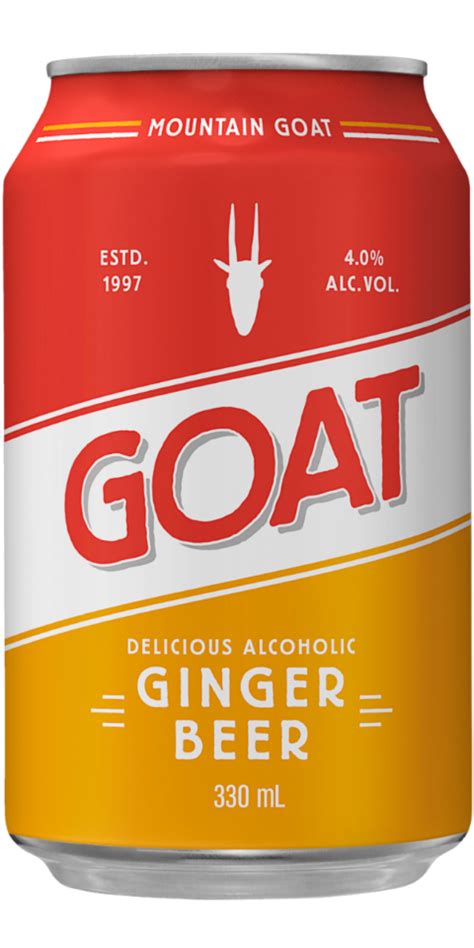 Goat Delicious Alcoholic Ginger Beer Cans 6 X 330ml 6 Pack Bayfields