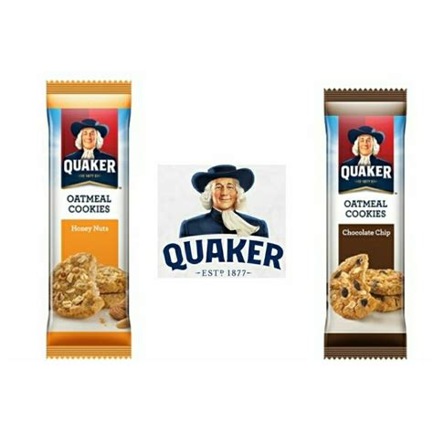 Quaker Oat Cookies Chocolate Chips Honey Nuts 27g Shopee Malaysia