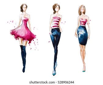 Fashion Illustration Watercolor