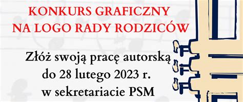 Konkurs Graficzny Na Logo Rady Rodzic W Pa Stwowa Szko A Muzyczna I I