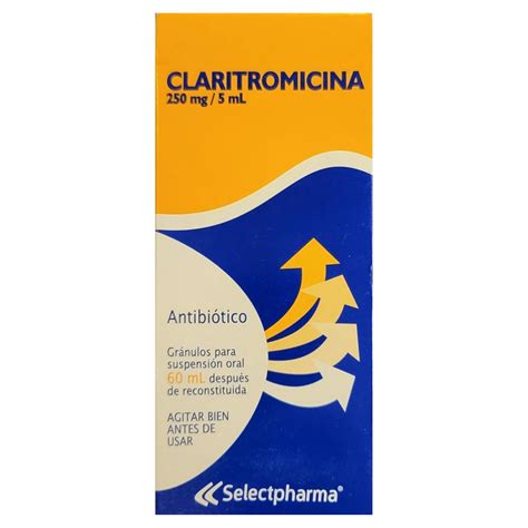 7401104310553 Claritromicina 250 Mg 5 Ml 60 Ml