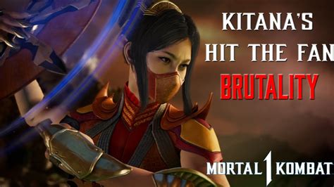 Mortal Kombat 1 Kitana S Hit The Fan Brutality YouTube