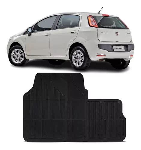 Jogo De Tapete Borracha Pvc Fiat Punto 2011 2012 2013 2014