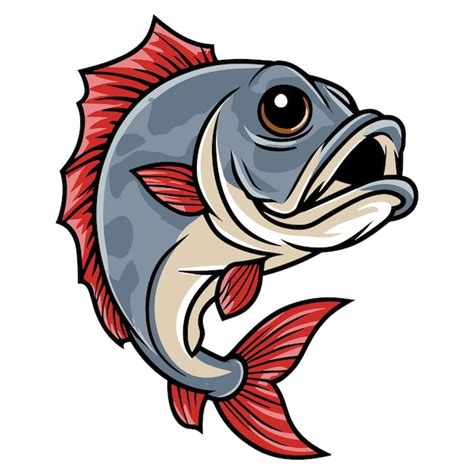 Premium Vector Free Vector Big Bass Fish