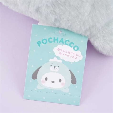 Cuddle with this super cute and fluffy Pochacco plushie! This medium ...