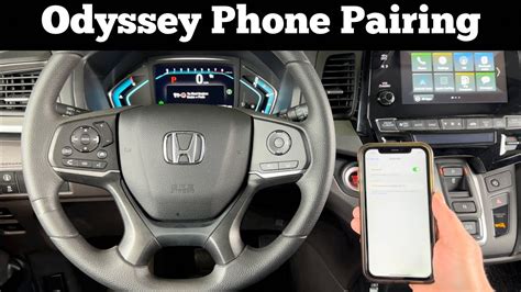 How To Pair Phone With 2018 2022 Honda Odyssey Bluetooth Sync