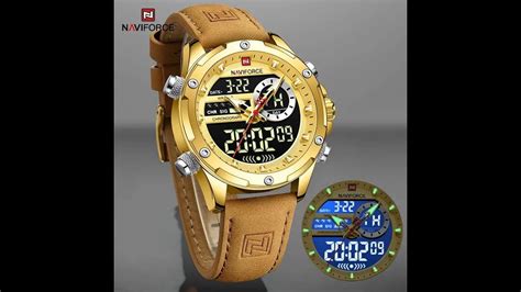 Naviforce Light Brown Belt Watch Easy Shopping Zone Bangla