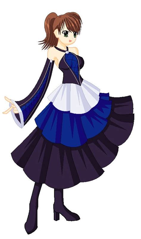 Anime Princess Blue Dress Princess Anime Girl Characters Pinterest