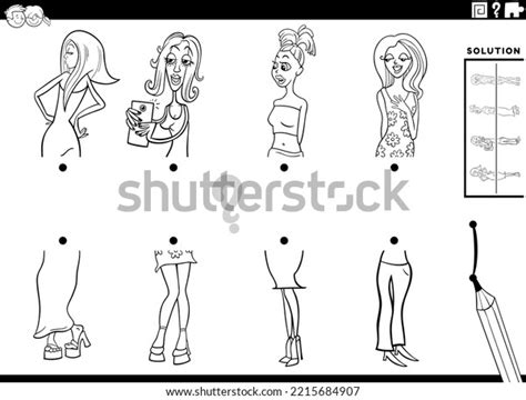 Black White Cartoon Illustration Educational Task Stock Vector (Royalty Free) 2215684907 ...