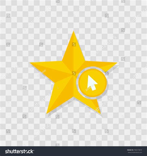 Star Icon Cursor Icon Sign Vector Stock Vector Royalty Free 796573873