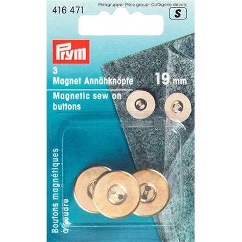 Botões magnéticos de 1 9 cm para costura Prym 3 unid por 4 95