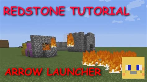 Redstone Tutorial Arrow Launcher Super Charged Youtube