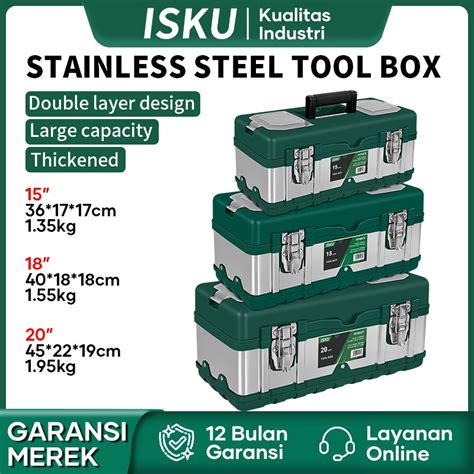 Jual Isku Tool Box Besar Inch Kotak Perkakas Bahan Stainless Steel