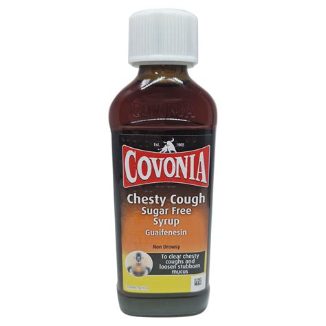 Buy Covonia Chesty Cough Sugar Free Syrup 150ml Cold Flu