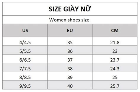 Womens Size Guide Shoes Ecco Vietnam