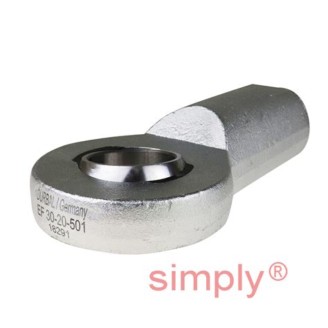 Durbal EF30 20 501 Maintenance Free Right Hand Metric Steel PTFE