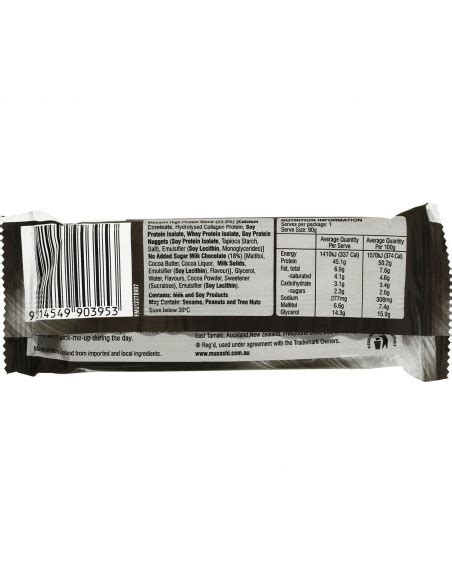 Musashi High Protein Milk Choc Brownie Bar 90g Allys Basket Di