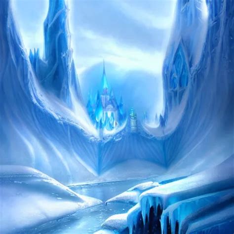 Beautiful Ice Kingdom By James Gurney Matte Painting Stable Diffusion