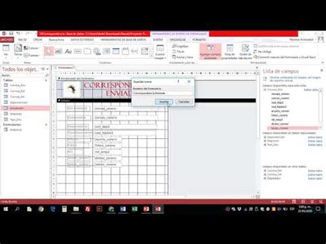 Como Crear Formularios En Access Youtube