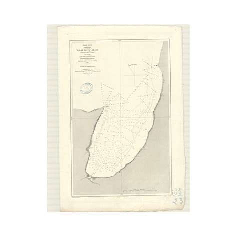 Reproduction carte marine ancienne Shom 3690 TERRE NEUVE Côte