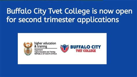 Buffalo City Tvet College 2024 Second Trimester Applications · College Wise