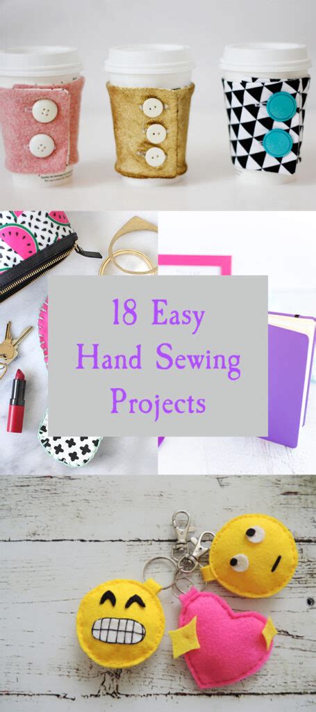 18 Easy Hand Sewing Projects - Cool DIY Ideas