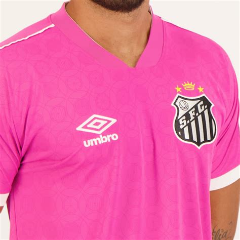 Umbro Santos Pink October Jersey Futfanatics