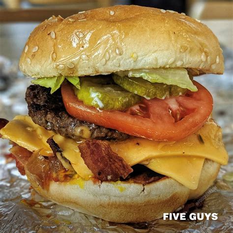 Five Guys On Twitter Lettuce Introduce Our All The Way Bacon