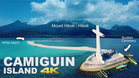 Camiguin Island 4k Sunken Cemetery White Mantigue Tour Semana Santa