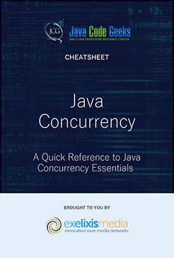 Java Concurrency Cheatsheet Java Code Geeks