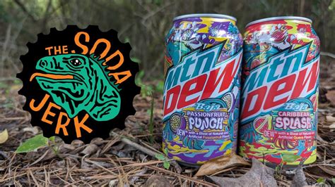 Mtn Dew Baja Passionfruit Punch And Caribbean Splash Review Youtube