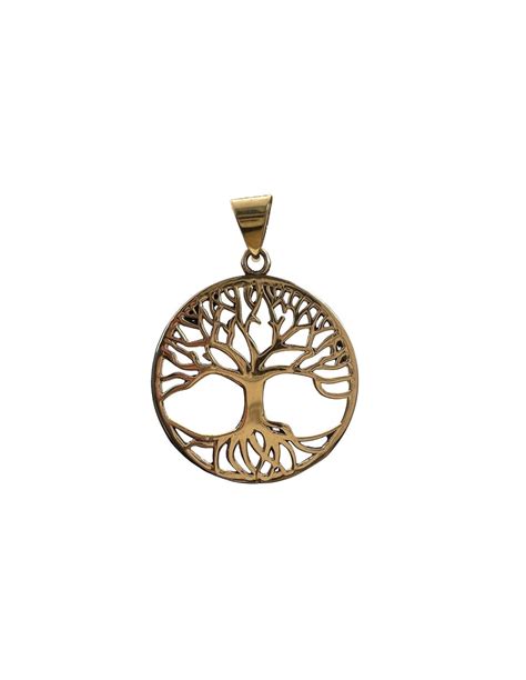 Ciondolo In Bronzo Con Albero Della Vita