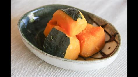 Kabocha No Nimono Simmered Pumpkin Recipe Japanese Cooking 101 Youtube